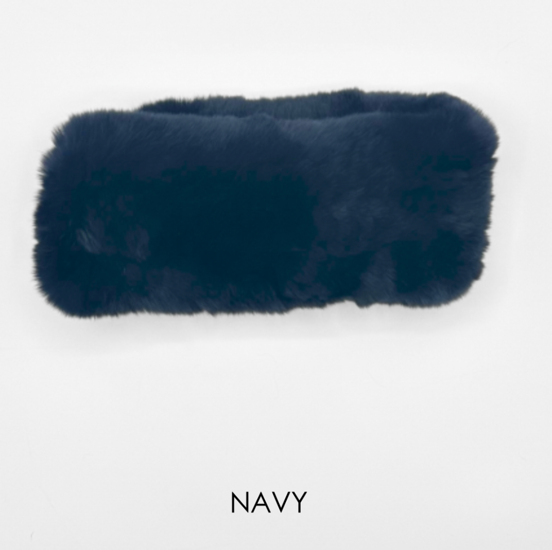 Linda Richards Rex Rabbit Fur Headband