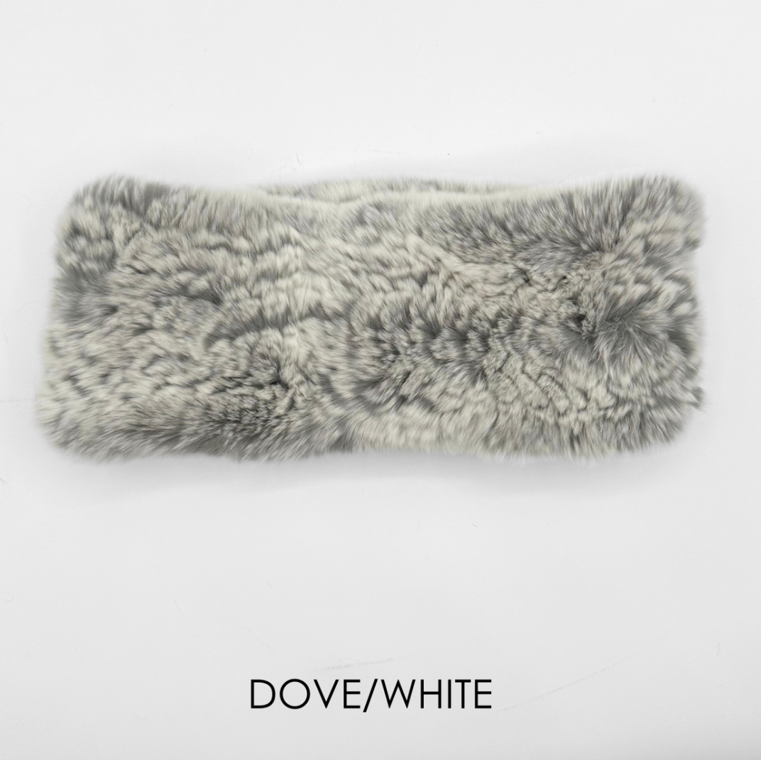 Linda Richards Rex Rabbit Fur Headband