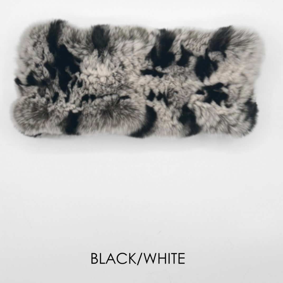 Linda Richards Rex Rabbit Fur Headband