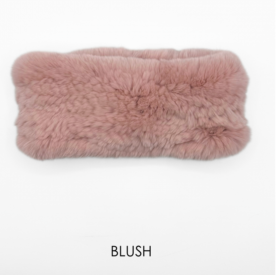 Linda Richards Rex Rabbit Fur Headband