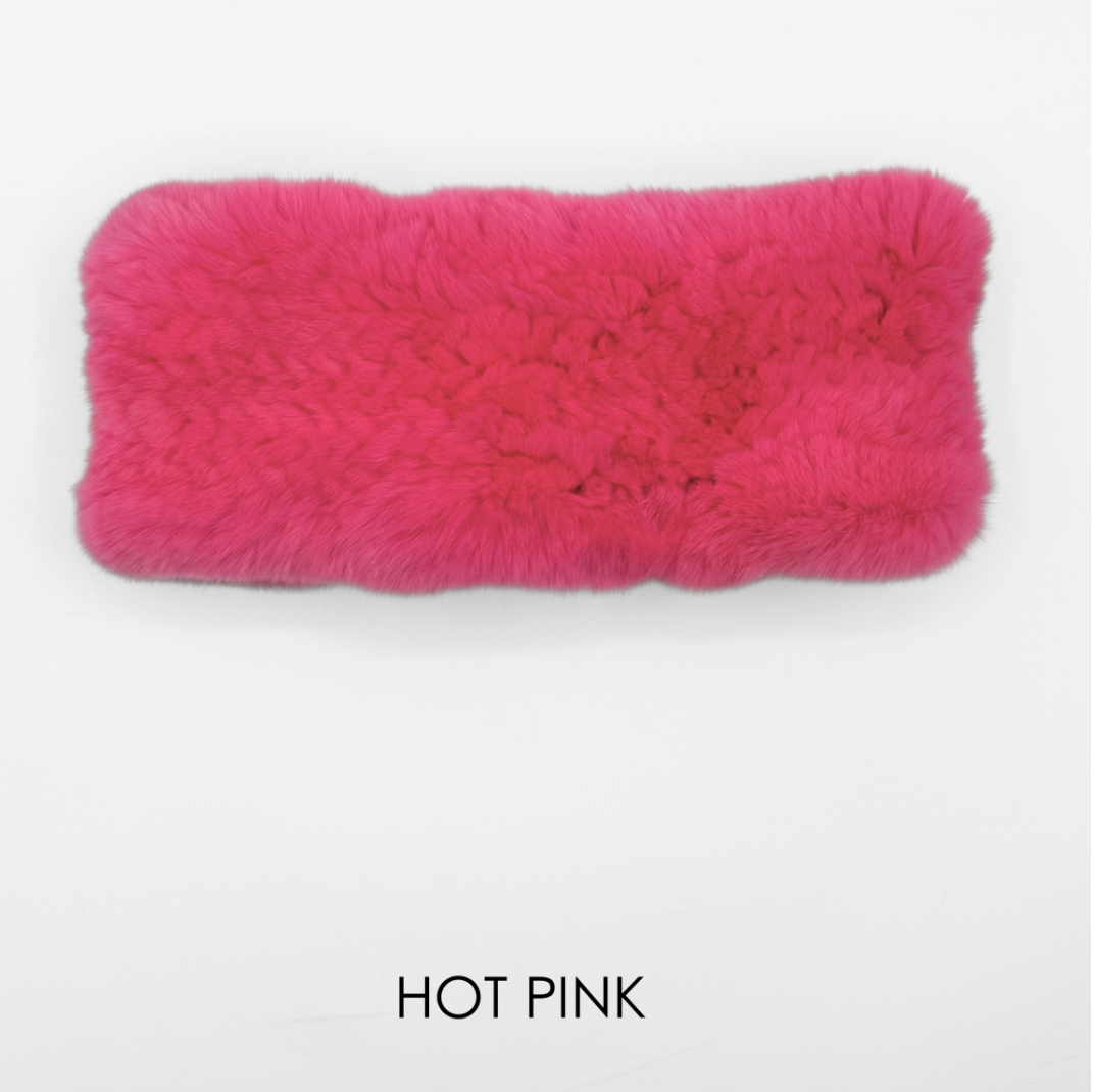 Linda Richards Rex Rabbit Fur Headband