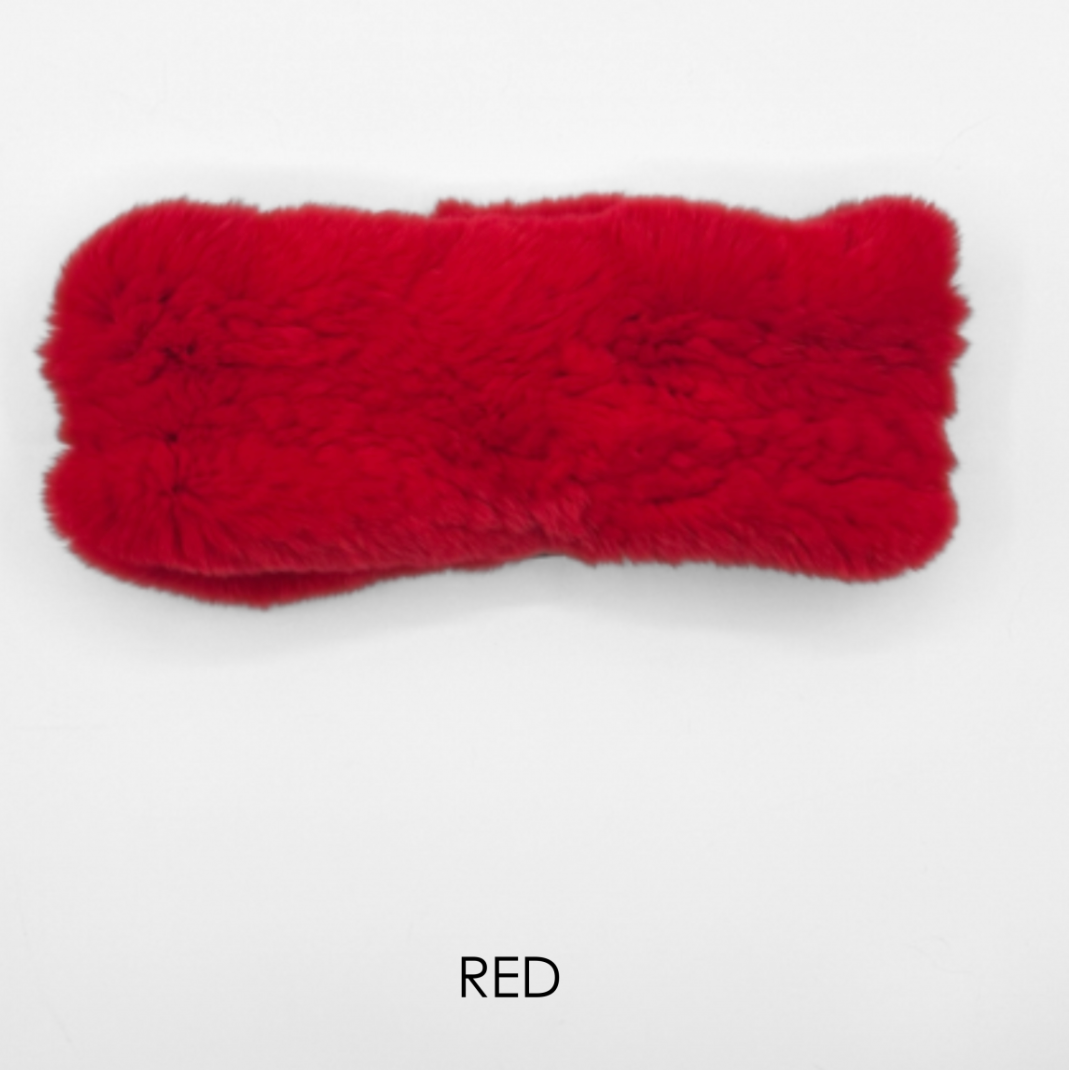 Linda Richards Rex Rabbit Fur Headband