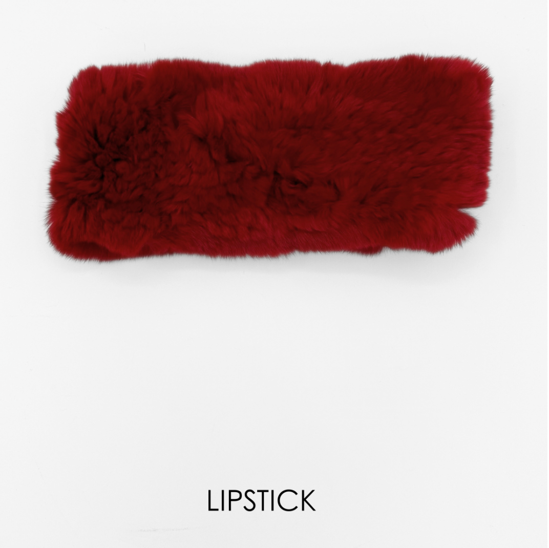 Linda Richards Rex Rabbit Fur Headband