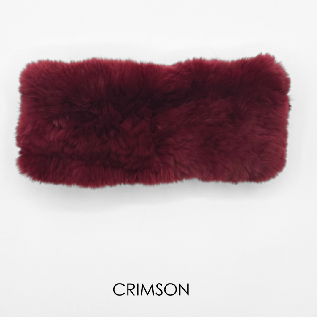 Linda Richards Rex Rabbit Fur Headband