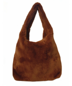 Linda Richards Rex Rabbit Fur Hobo Tote Bag