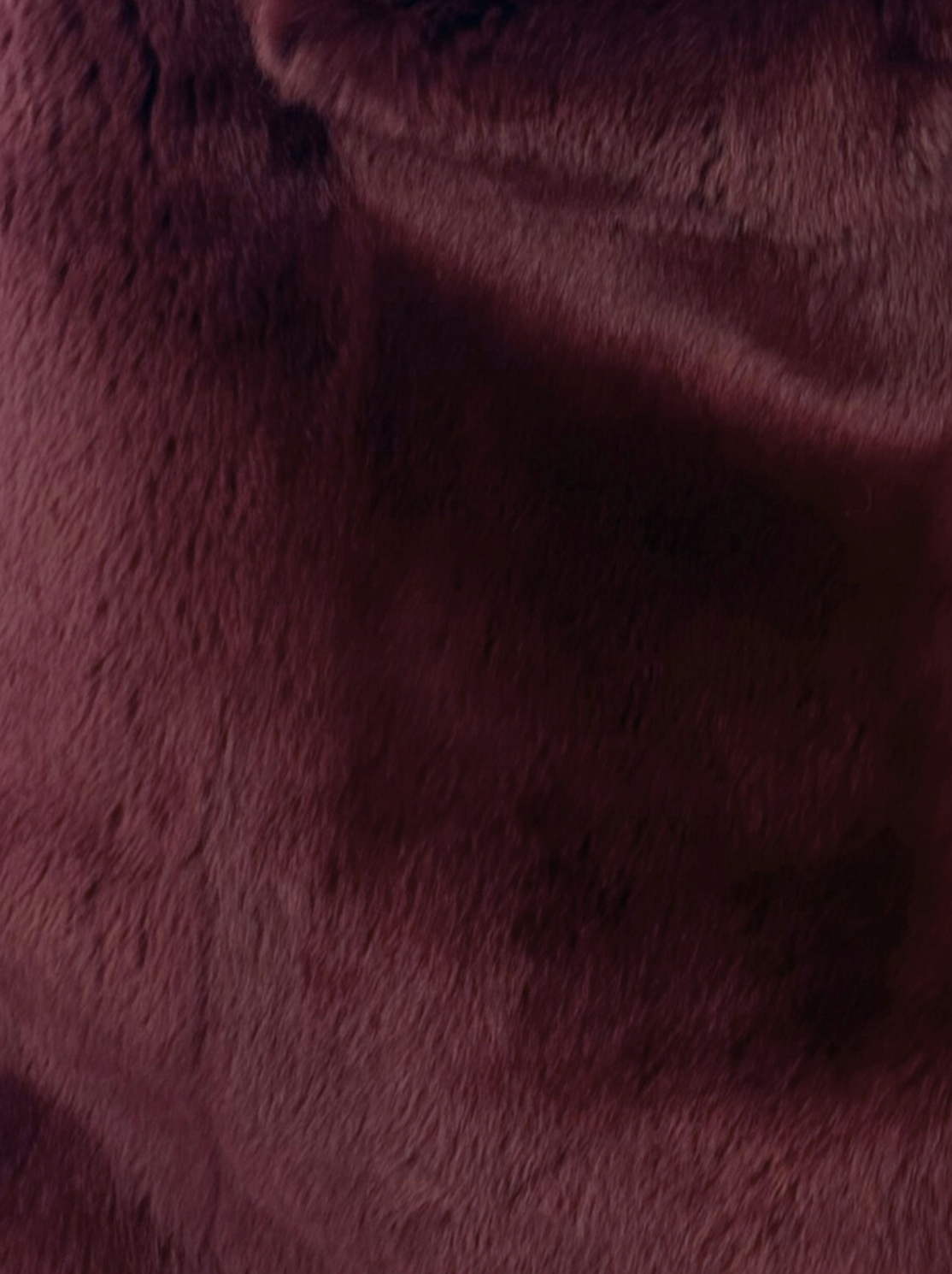 Linda Richards Rex Rabbit Fur Hobo Tote Bag