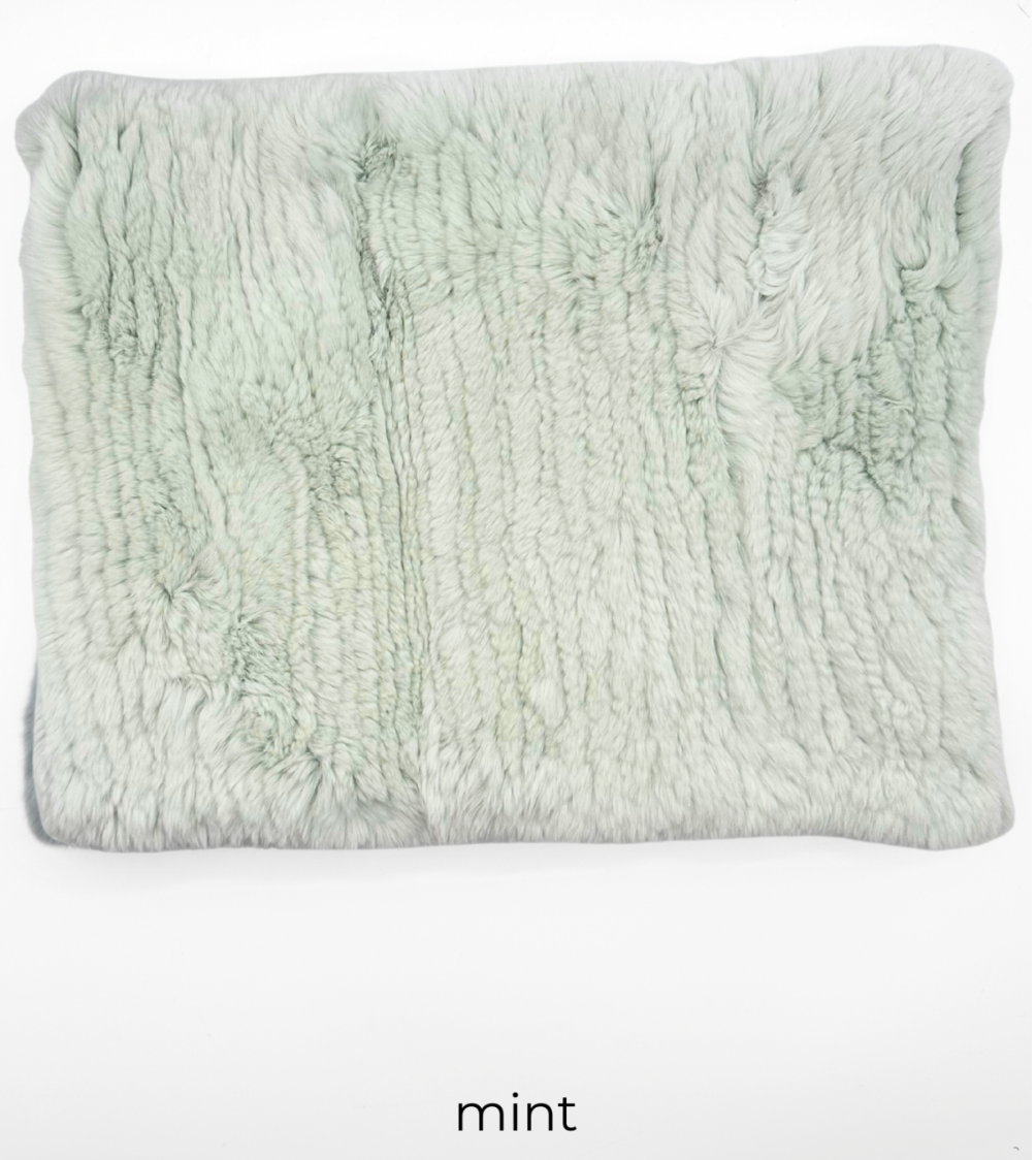 Linda Richards Stretchable Rex Rabbit Fur Scarf