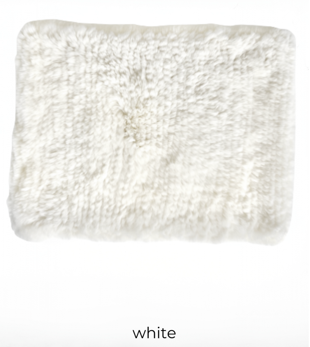 Linda Richards Stretchable Rex Rabbit Fur Scarf