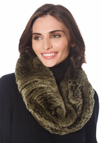 Linda Richards Stretchable Rex Rabbit Fur Scarf