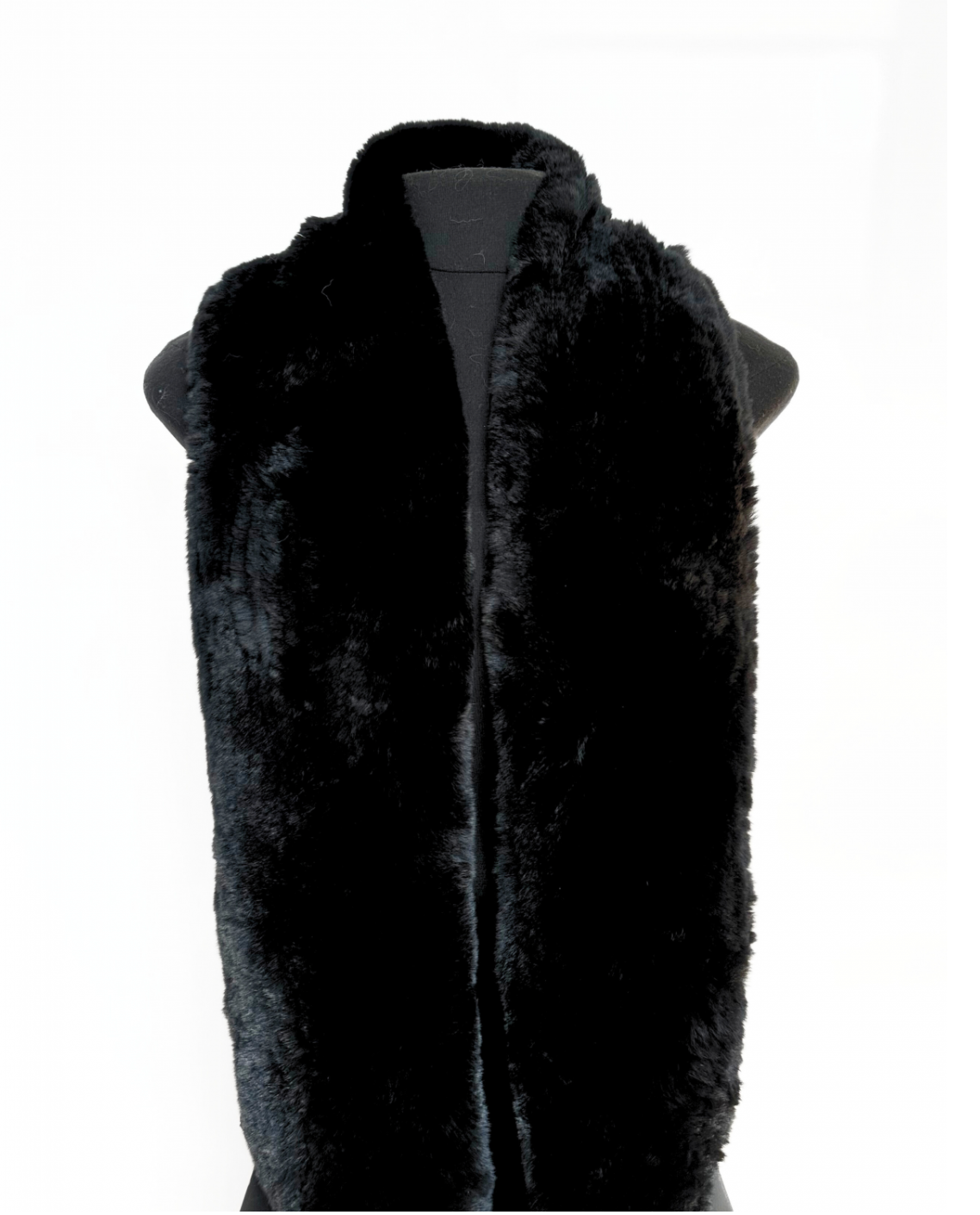 Scarf, Stretchable Infinity Rex Rabbit Fur - Linda Richards -Style RX31
