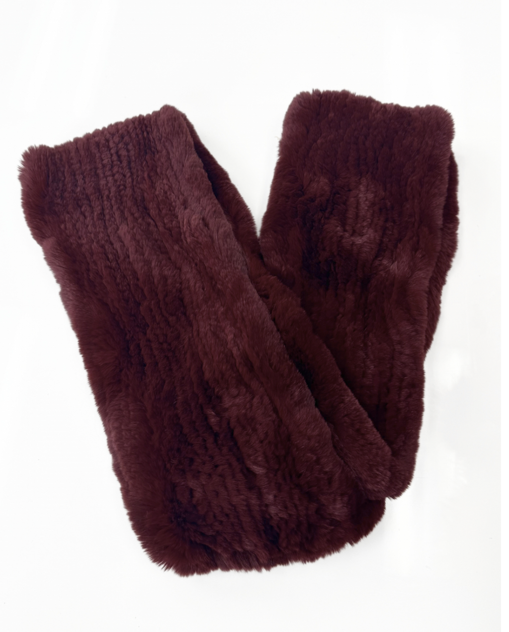 Scarf, Stretchable Infinity Rex Rabbit Fur - Linda Richards -Style IN31
