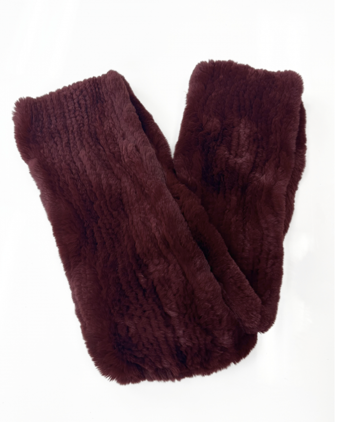 Scarf, Stretchable Infinity Rex Rabbit Fur - Linda Richards -Style RX31