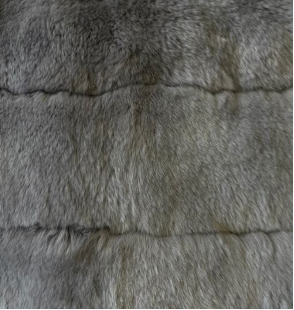Coat, Genuine Rex Rabbit Fur Bracelet Sleeve - Linda Richards - Style RS50B