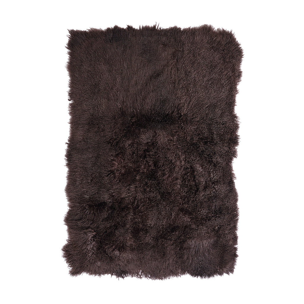 Tibetan Lamb Throw Rug by Memphis Grand