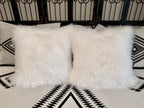 Pillows, Genuine Tibetan Lamb, Multiple Colors & Sizes