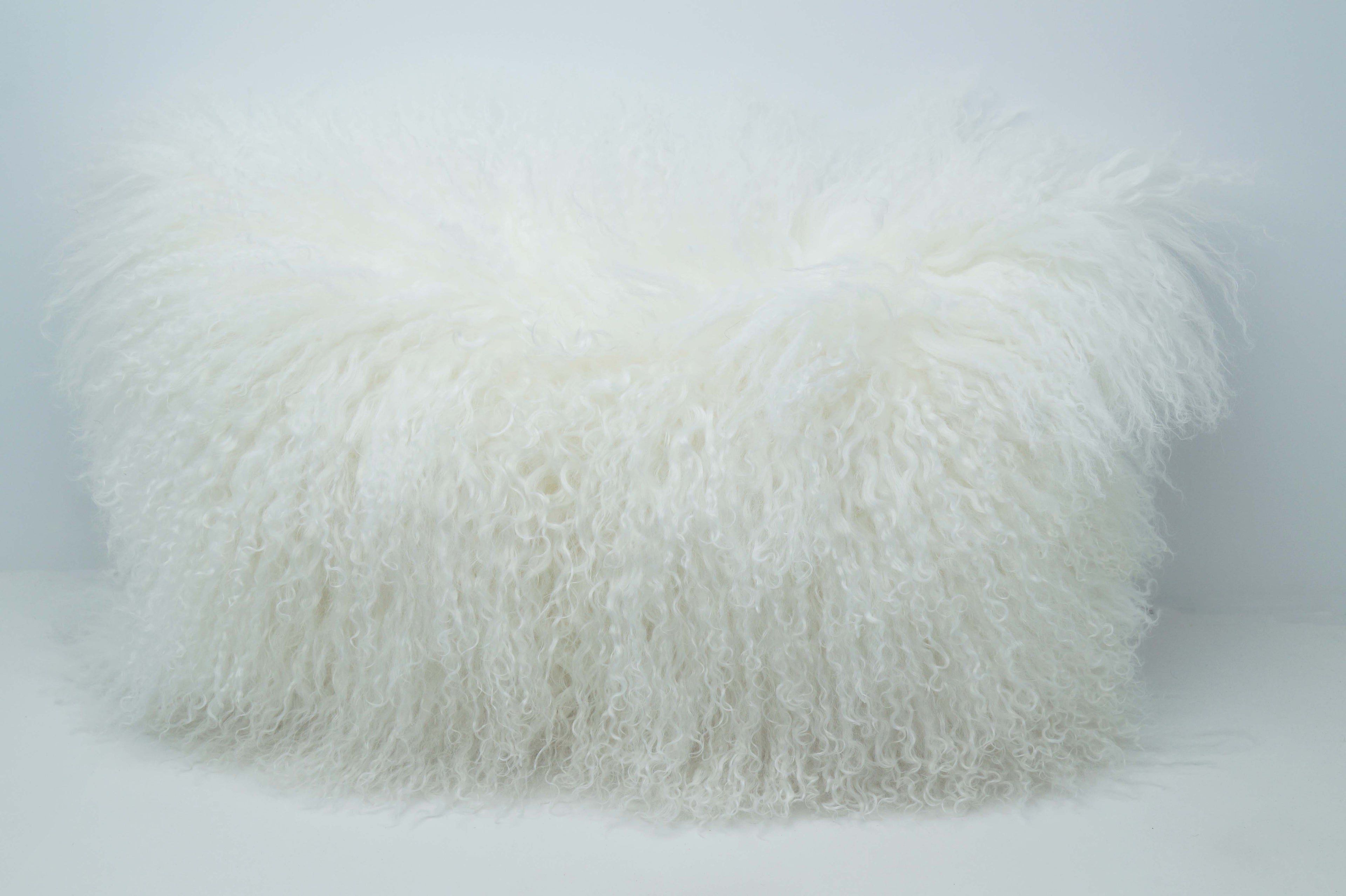 Pillows, Genuine Tibetan Lamb, Multiple Colors & Sizes