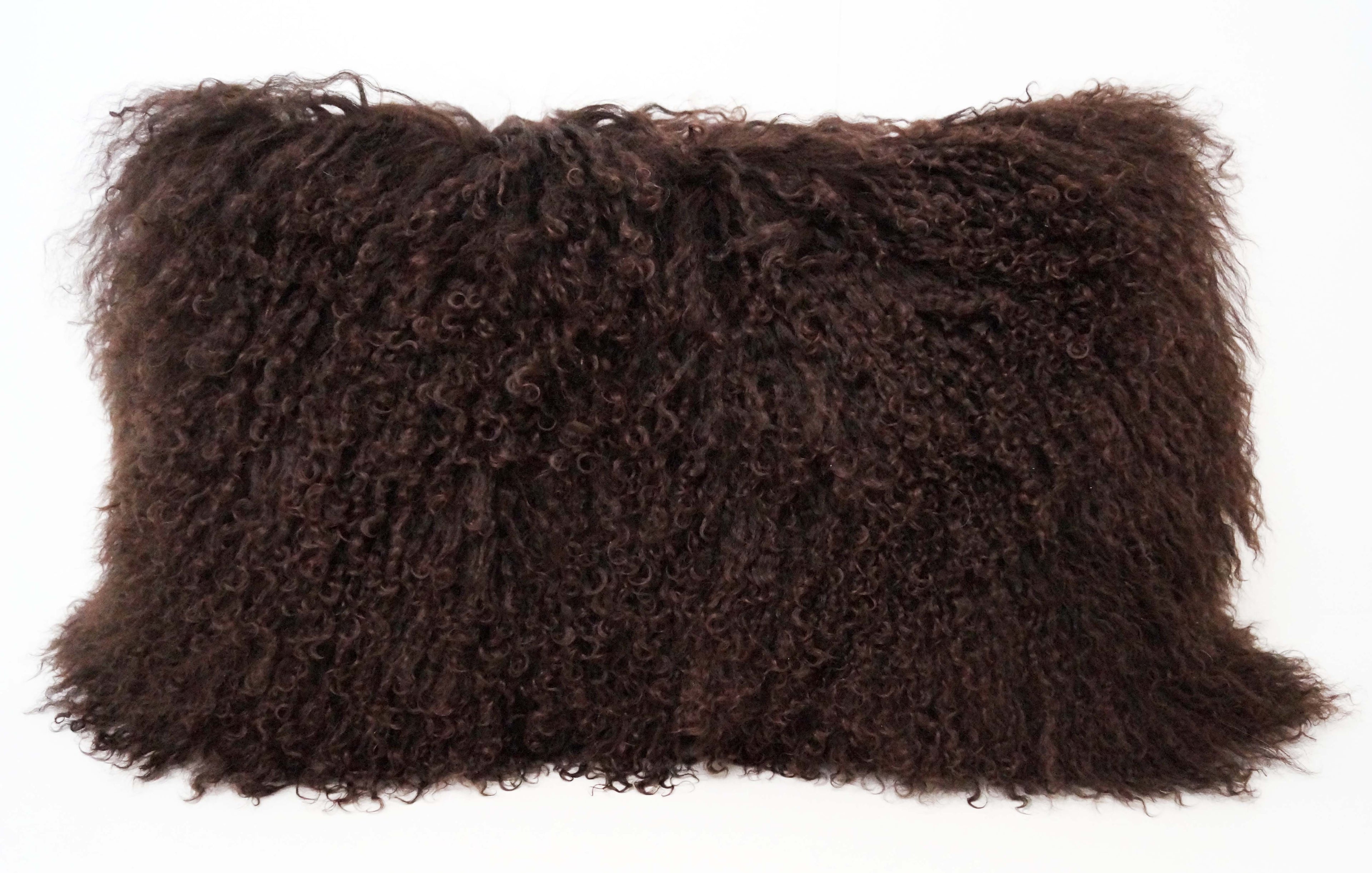 Pillows, Genuine Tibetan Lamb, Multiple Colors & Sizes