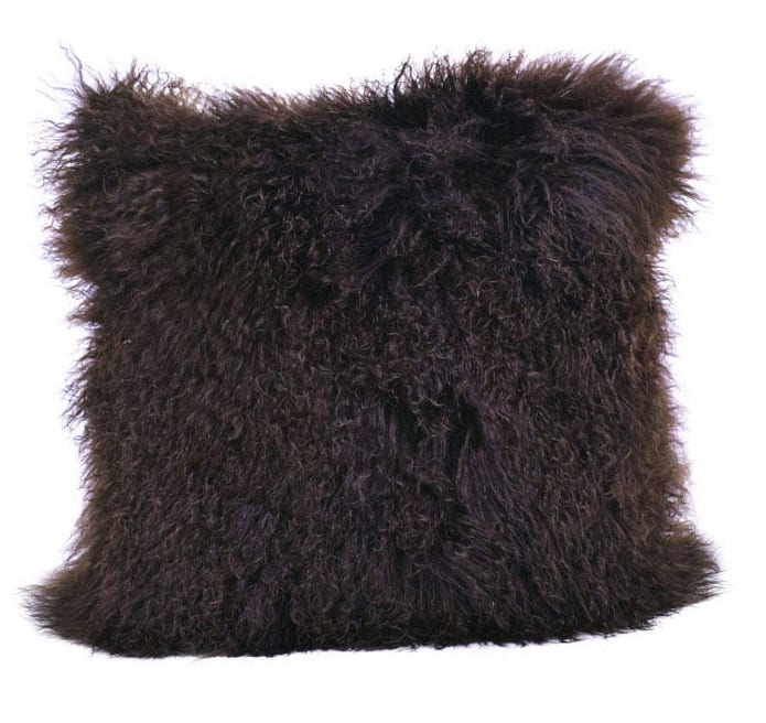 Pillows, Genuine Tibetan Lamb, Multiple Colors & Sizes