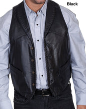 Man-Wearing-Leather-Vest-with-Buck-Stitch-Accents-by-Scully-206