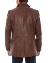 Blazer, Leather Western Cut Chocolate 501-427