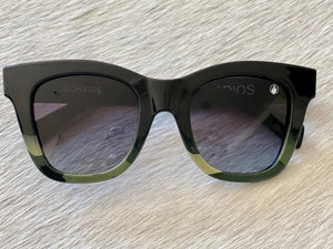 Sunglasses, Adios in Green Camo, Black Gradient Lens, Camo Frame, SALE!