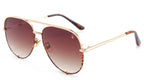 Sunglasses, Hollywood Gradient Polarized Lens, Gold & Tortoise Frame, SALE!