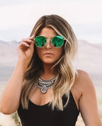Sunglasses, Roam with Polarized Lens, Gold Frames, SALE!
