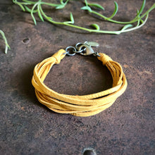 Bracelet, Multi Strand Deerskin Leather