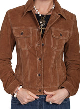 Brown-Suede-Leather-Jean-Jacket-by-Scully-L107