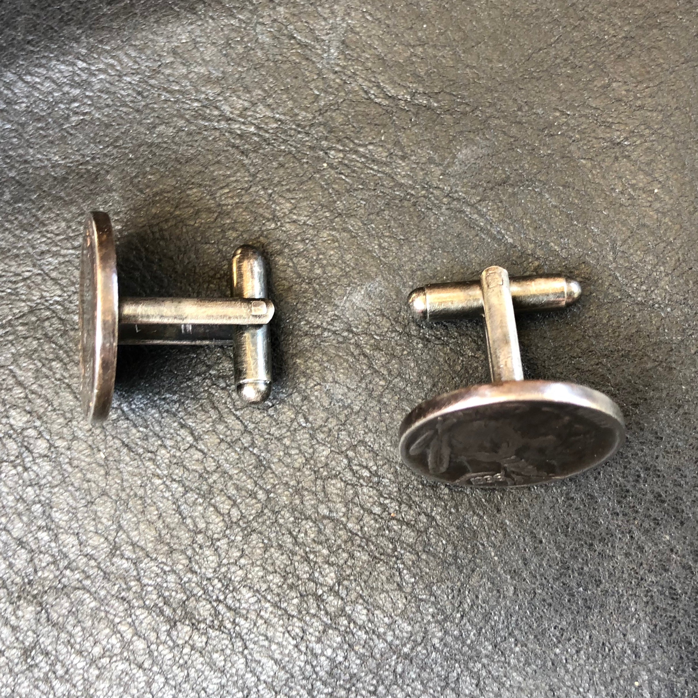 Cuff Links, Buffalo Nickels