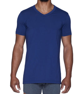 T-Shirt, Men's V-Neck Undershirt, 5 Colors, 6000