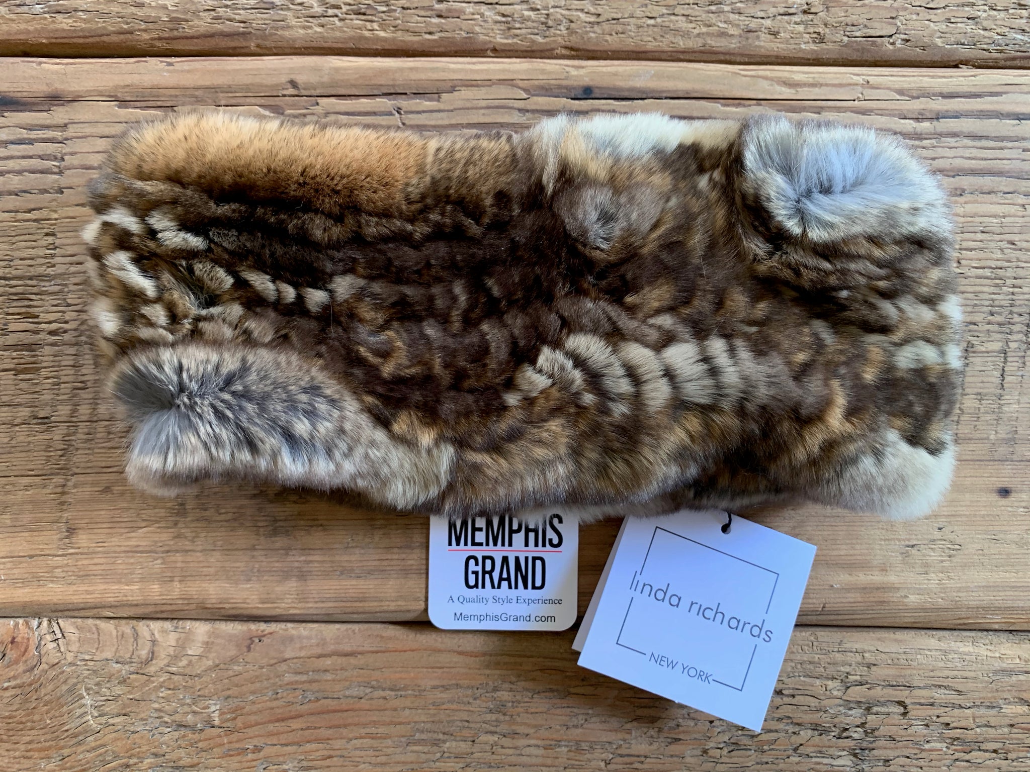 Headband, Rex Rabbit Fur, Multi Colors – Memphis Grand®