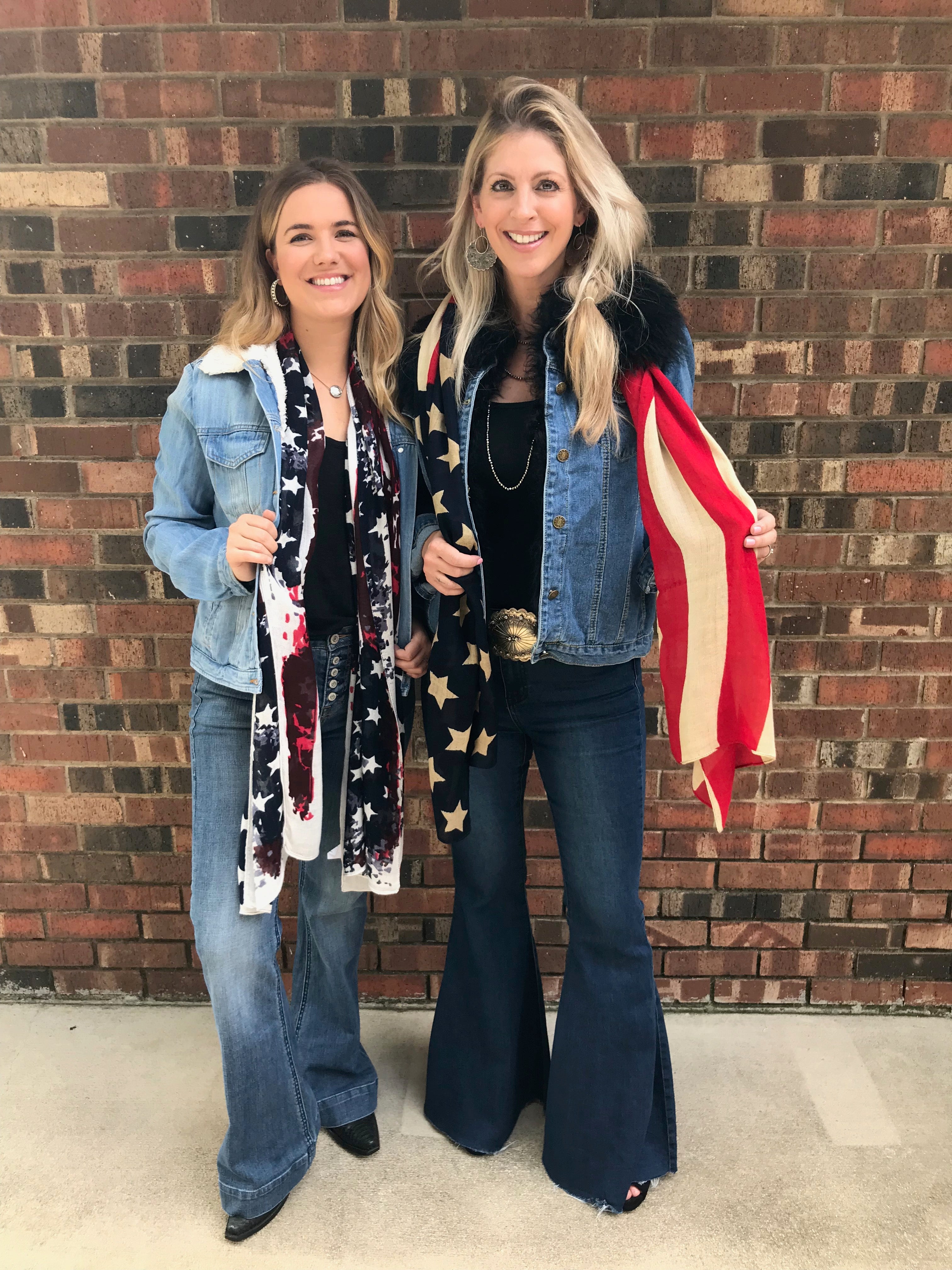 American Flag Scarf HC243