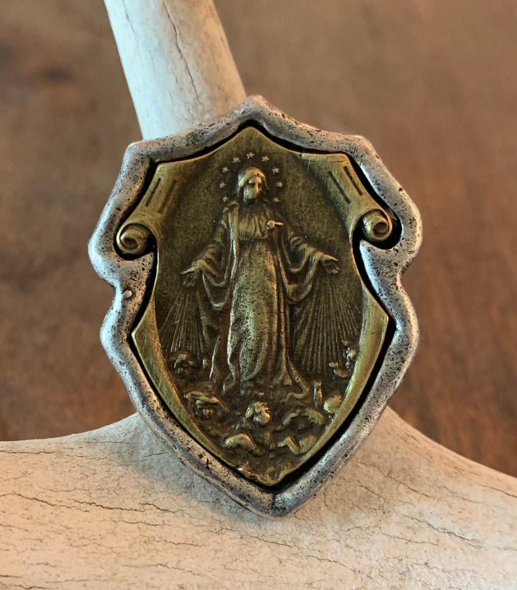 Ring, Madonna of The Miraculous-Adjustable, SALE!