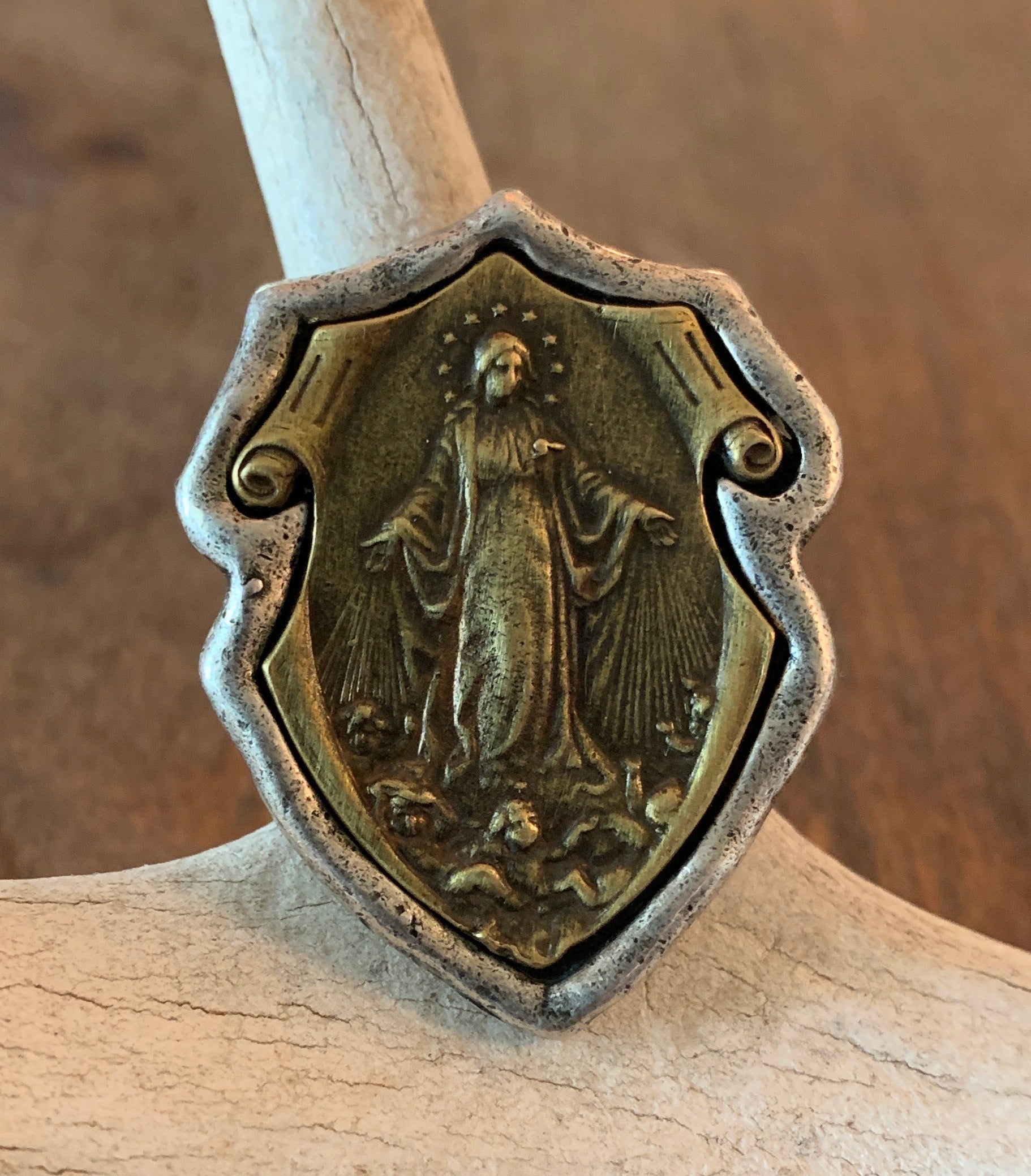 Ring, Madonna of The Miraculous-Adjustable, SALE!