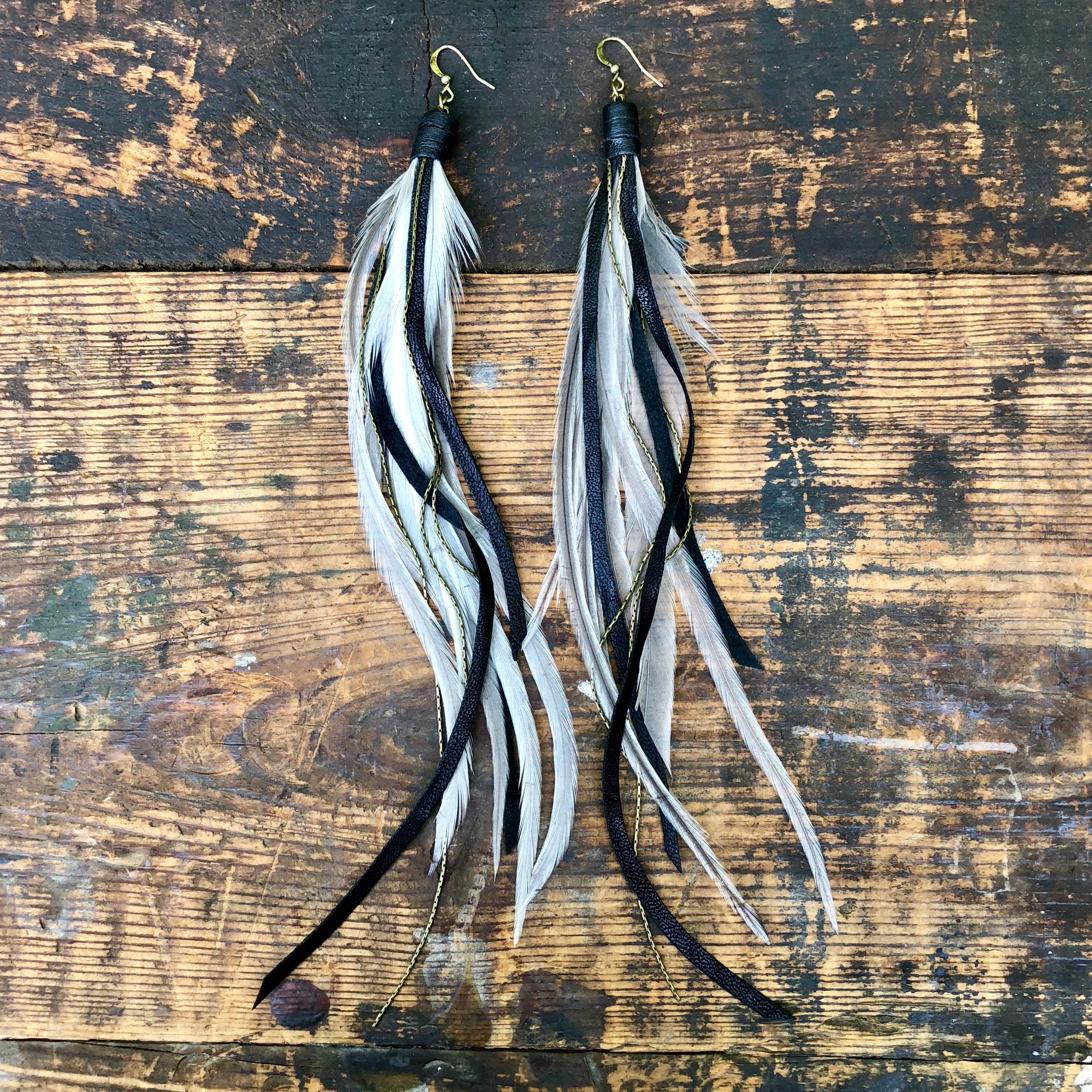 Leather-and-Feather-Earrings-Made-in-USA