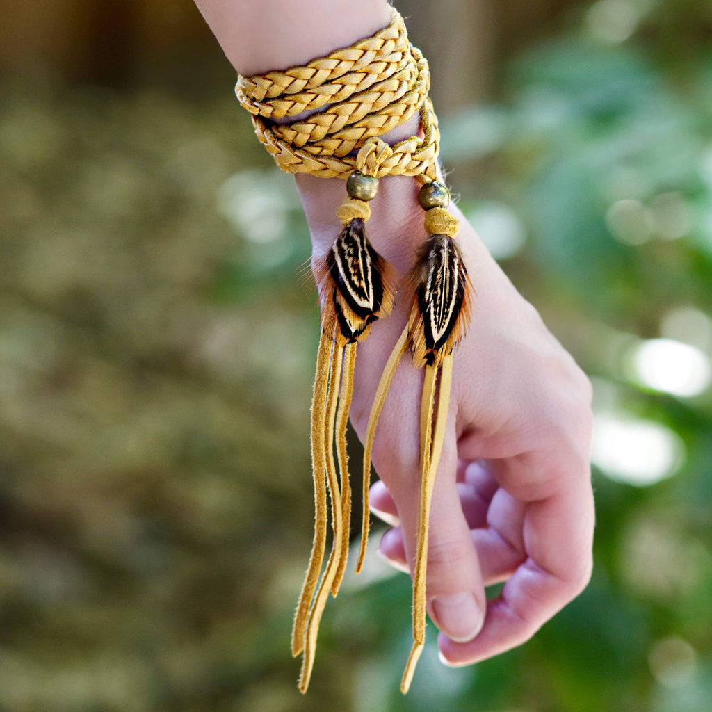 Leather-and-Feather-Wrap-by-ASTALI-Made-in-USA