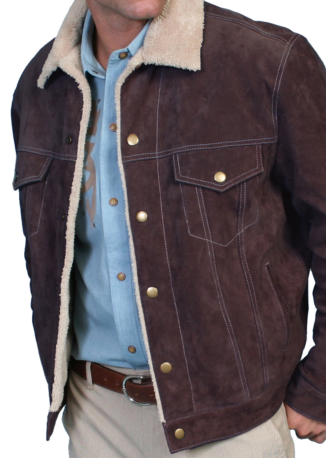 Men's Suede Leather Jean Style Jacket – Memphis Grand®