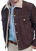 Man-Wearing-Suede-Leather-Shearling-Jacket-by-Scully-113