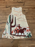 Vintage Western A-Line Dress