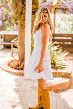 Dress, Spaghetti Strap Short Dress - Style PSL173