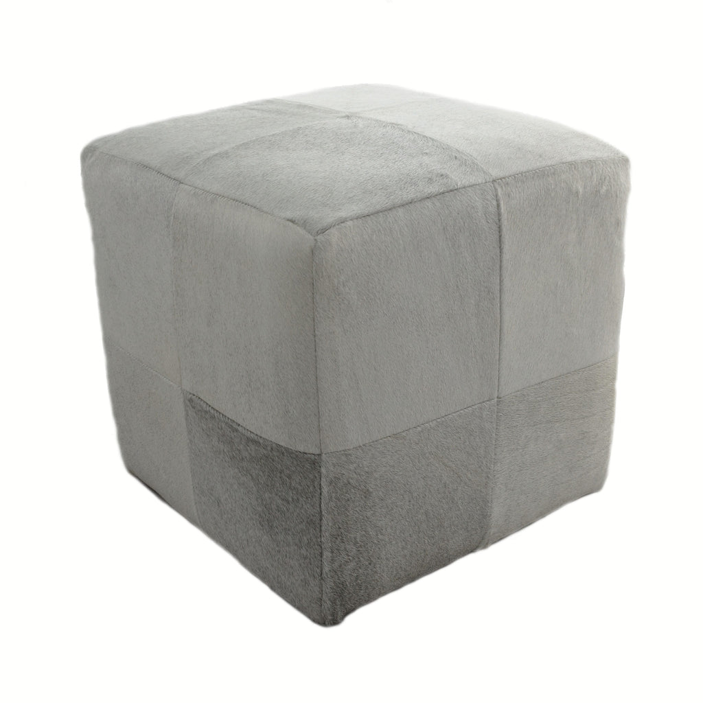 Cube Furniture, Cowhide Ottoman, Footstool, 13 Color Options
