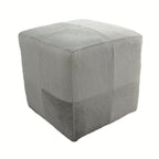 Cube Furniture, Cowhide Ottoman, Footstool, 13 Color Options