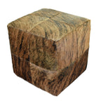Cube Furniture, Cowhide Ottoman, Footstool, 13 Color Options