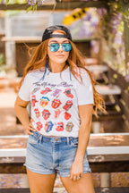 T-Shirt, The Rolling Stones Licks Over Time Unisex Tee - Size Large - SALE!