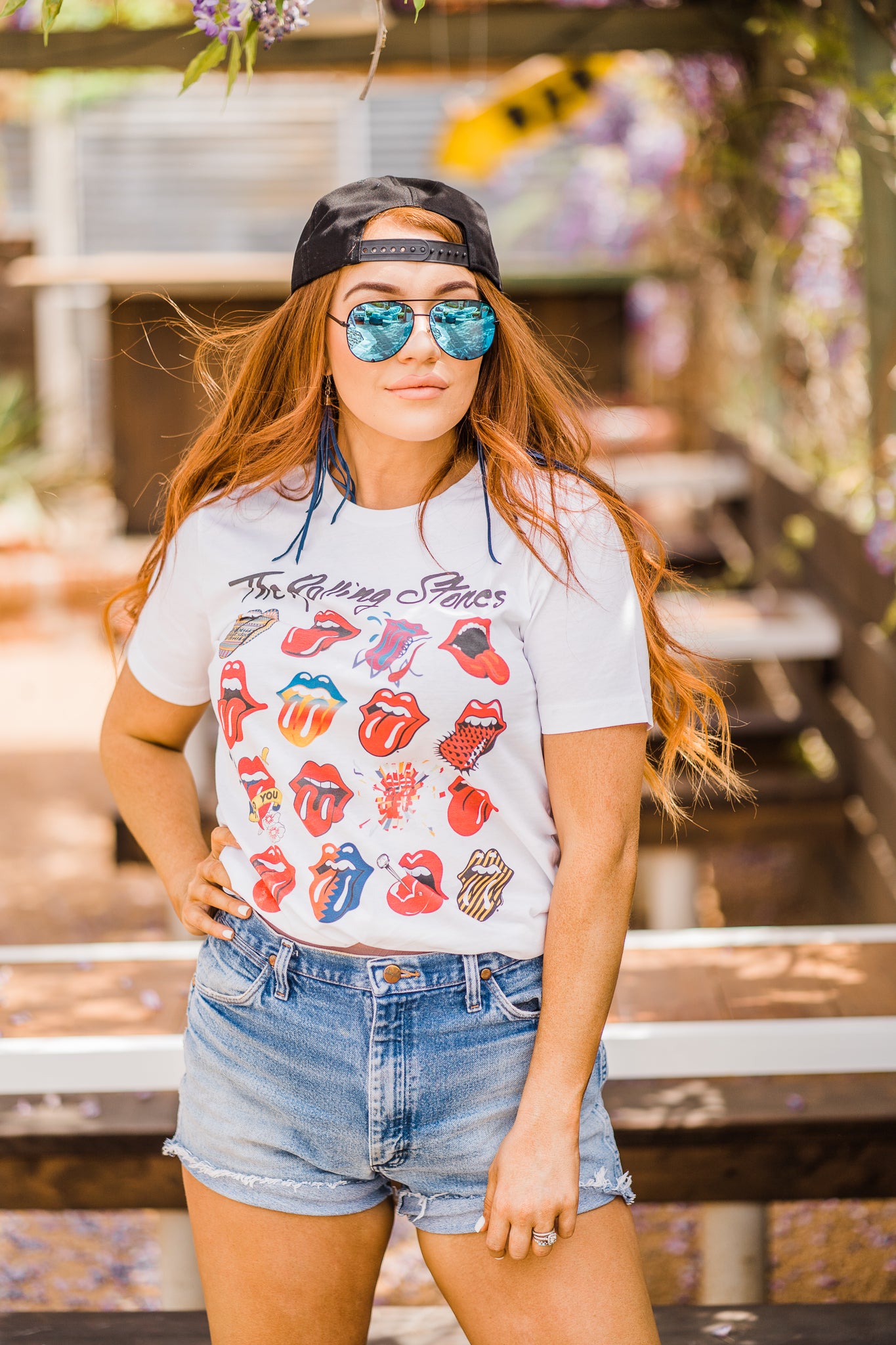 T-Shirt, The Rolling Stones Licks Over Time Unisex Tee - Size Large - SALE!