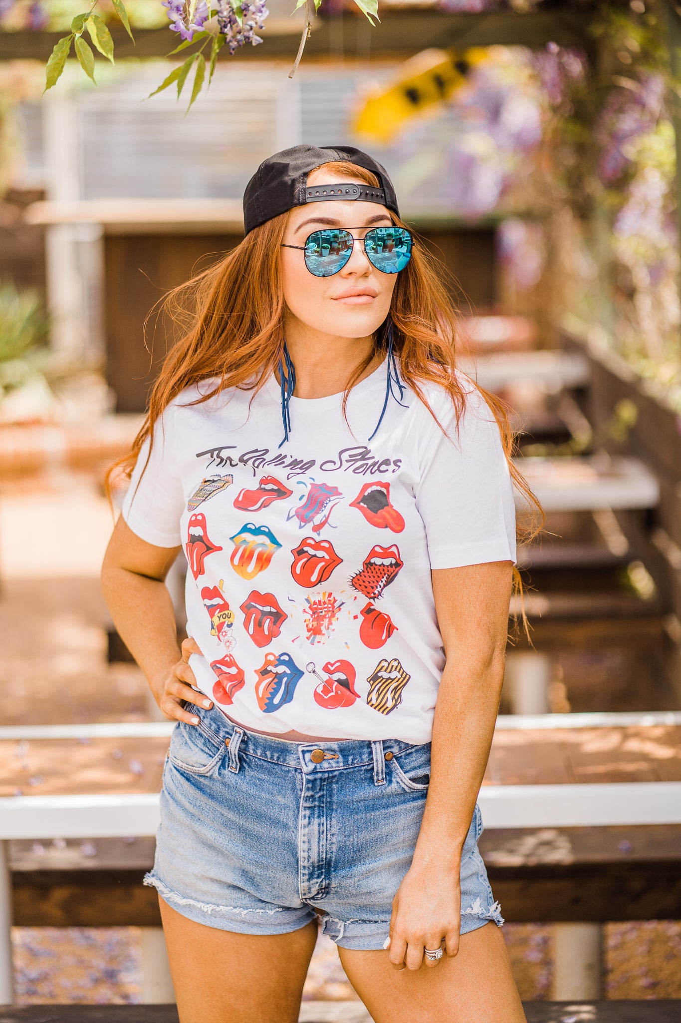 T-Shirt, The Rolling Stones Licks Over Time Unisex Tee - Size Large - SALE!