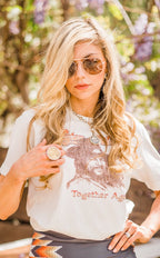 Necklace, Wild Mustang Medallion on Vintage Chain, SALE!