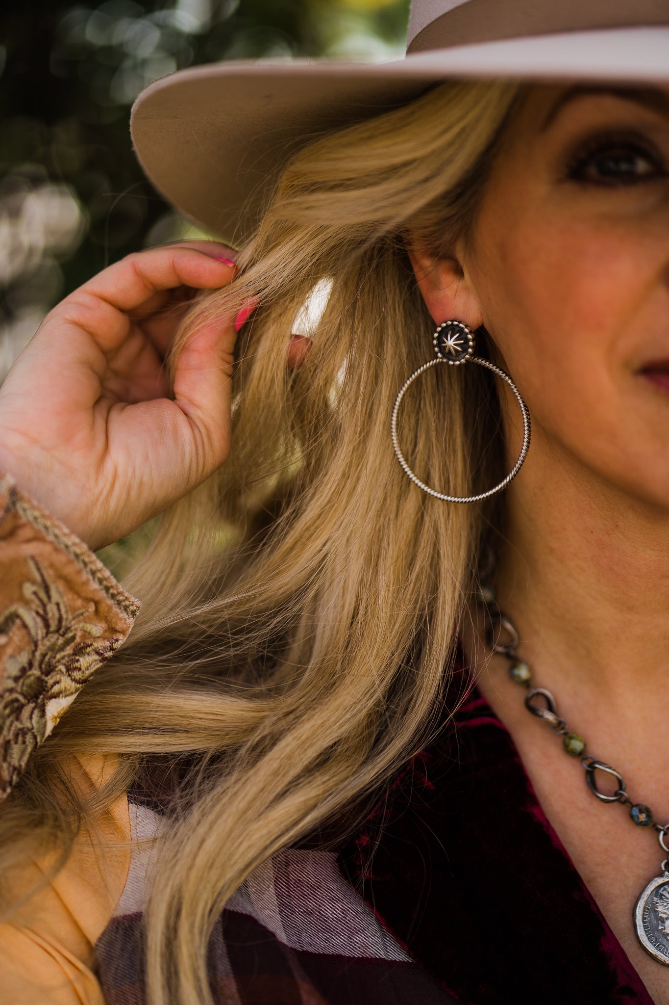 Earrings, Large Twisted Hoops Sterling Silver, SALE!