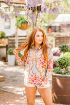 Blouse, Gianni Print, Size Small, SALE!